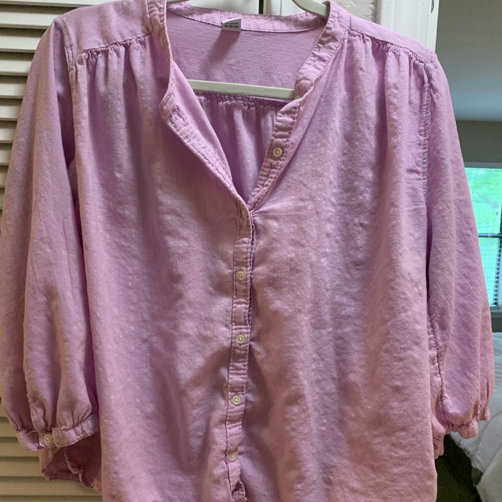 Old navy purple cotton blouse.